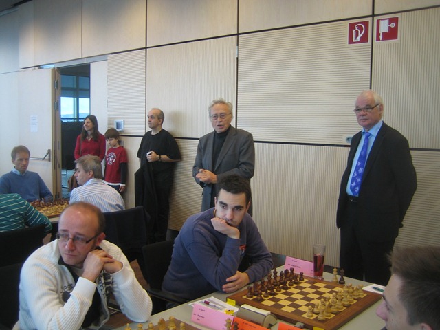 Prsident Prof. Kurt Jungwirth mit IS Werner Stubenvoll bei der Erffnung der 3. Runde.