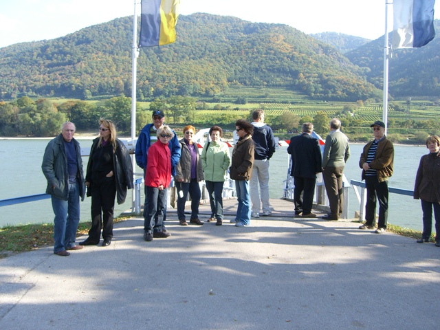 Die Teilnehmer an der Donaufhre in Spitz