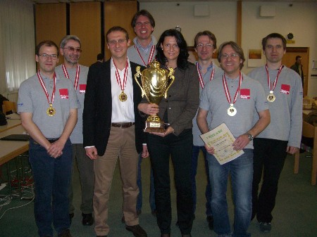 Die Meistermannschaft 2008 aus Baden