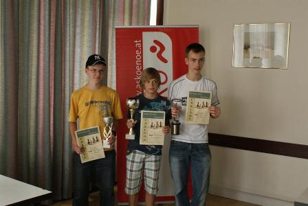 Die Sieger: Michael Wadsack (3.).  Ehs Dominik (1.), Andreas Eder (2.)