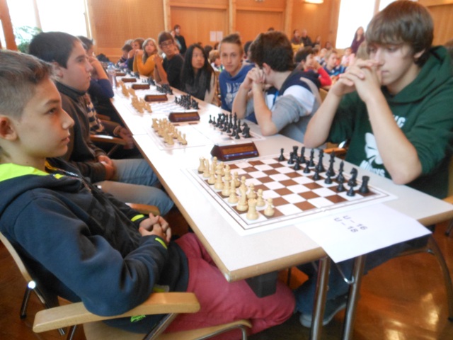 Links: Florian Mesaros beim Turnier in Sieghartskirchen