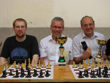 Von links: Matthus Weiss, FM Adolf Denk, Ing. Robert Gattermayer
