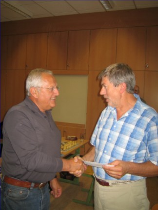Egon Schmidt mit Franz Modliba